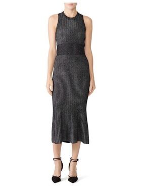 Grey Jason Wu Metallic Dress